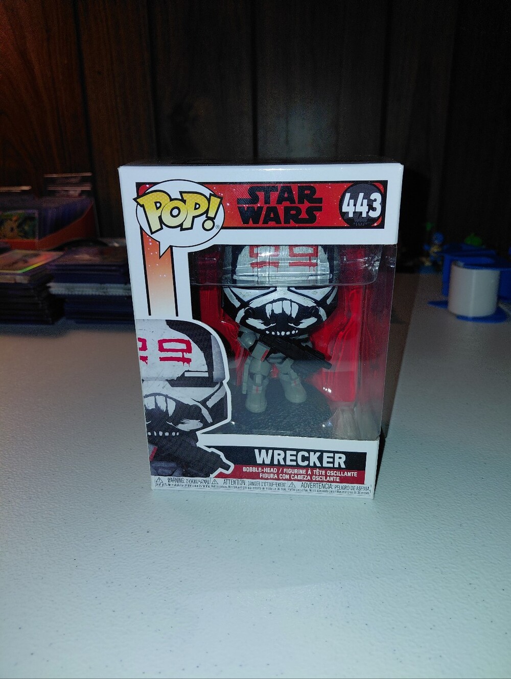 Funko Pop! Star Wars Wrecker #443 - White, Red, Black